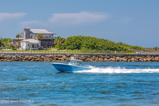 411 Dove Ln Unit 6-11, Satellite Beach, FL 32937 - water view with fence