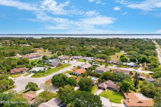 1875 Halifax Ave, Melbourne, FL 32935 - aerial perspective of suburban area featuring a nearby body of water