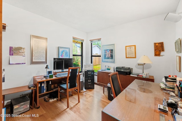 1875 Halifax Ave, Melbourne, FL 32935 - office area with light wood-type flooring