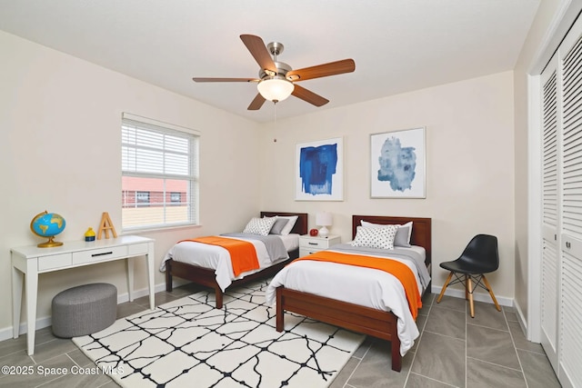 790 Aragon Ave NE, Palm Bay, FL 32905 - bedroom featuring a closet and a ceiling fan