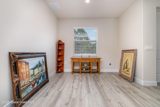 2602 Flintstone Ave SE, Palm Bay, FL 32909 - office space featuring wood finished floors, baseboards, and recessed lighting