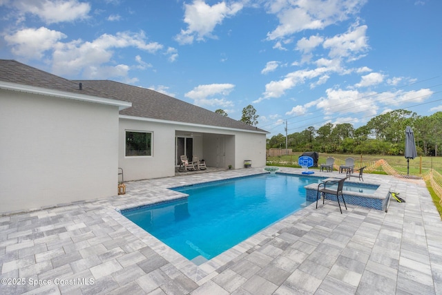 2602 Flintstone Ave SE, Palm Bay, FL 32909 - view of pool featuring a patio and fence