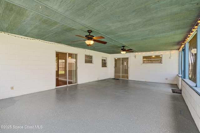 3845 Spring Creek Ln, Titusville, FL 32780 - view of patio featuring a ceiling fan