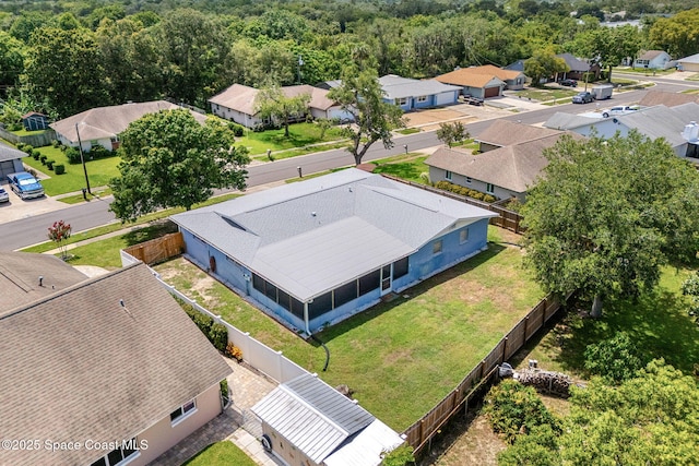3845 Spring Creek Ln, Titusville, FL 32780 - aerial perspective of suburban area featuring a forest