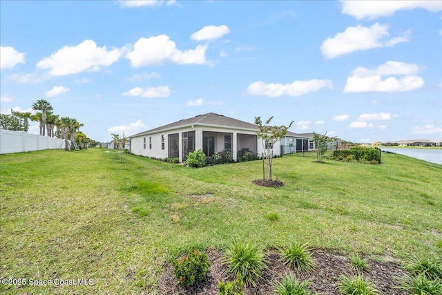 2902 Tidepool Pl, Melbourne, FL 32940 - view of yard with a water view