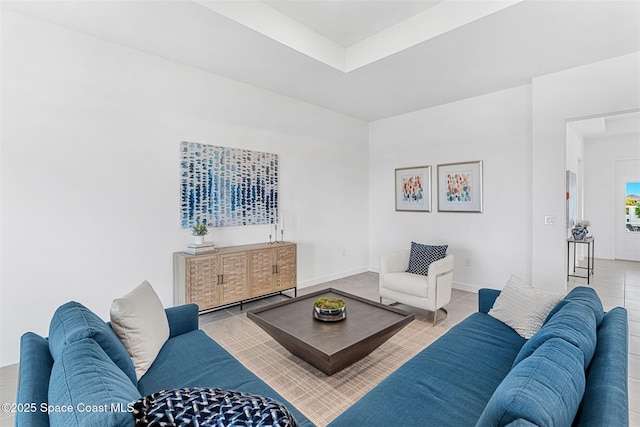 1342 Great Belt Cir, Melbourne, FL 32940 - tiled living room featuring baseboards