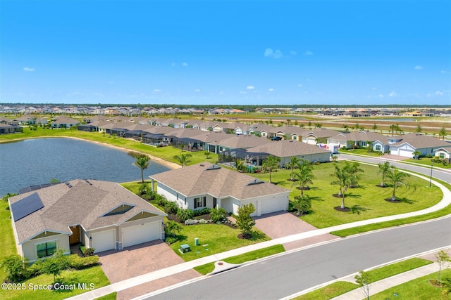 1342 Great Belt Cir, Melbourne, FL 32940 - aerial perspective of suburban area with a large body of water