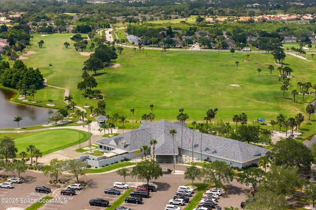 4882 Worthington Cir, Rockledge, FL 32955 - drone / aerial view of a nearby body of water and a golf club