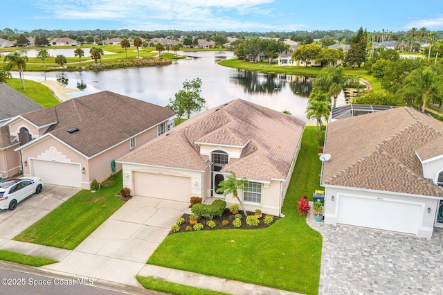 4882 Worthington Cir, Rockledge, FL 32955 - aerial perspective of suburban area featuring a large body of water
