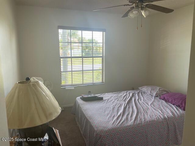 1551 Hardwicke St NW, Palm Bay, FL 32907 - bedroom featuring carpet and ceiling fan