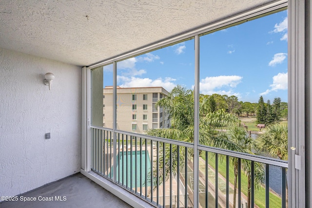 1420 Huntington Ln Unit 2402, Rockledge, FL 32955 - view of unfurnished sunroom