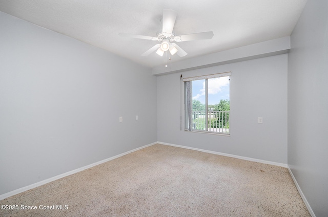 1420 Huntington Ln Unit 2402, Rockledge, FL 32955 - carpeted spare room featuring ceiling fan and baseboards