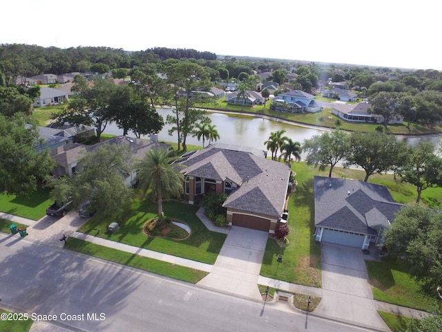 679 Sheridan Woods Dr, Melbourne, FL 32904 - aerial view of residential area featuring a large body of water