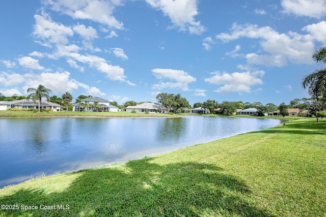 679 Sheridan Woods Dr, Melbourne, FL 32904 - water view with nearby suburban area