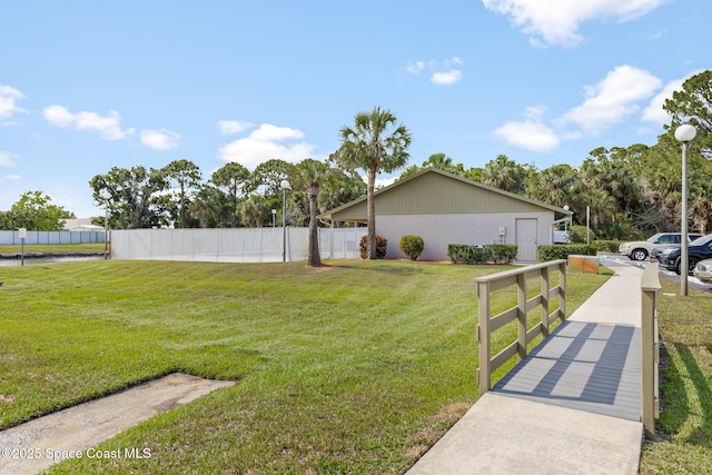 1411 Club Gardens Dr NE, Palm Bay, FL 32905 - view of yard