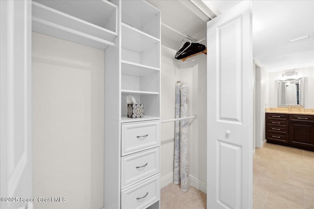 2203 Atlantic St Unit 715, Melbourne Beach, FL 32951 - walk in closet with light tile patterned floors