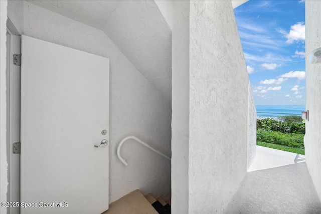 2203 Atlantic St Unit 715, Melbourne Beach, FL 32951 - entrance to property featuring a water view and stucco siding