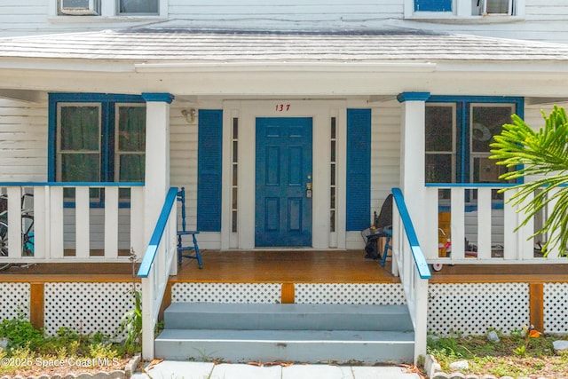 137 Peachtree St, Cocoa, FL 32922 - property entrance with covered porch