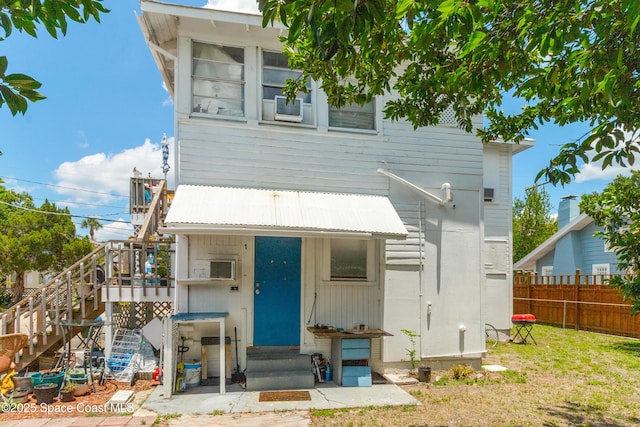 137 Peachtree St, Cocoa, FL 32922 - view of front of house featuring entry steps and stairs