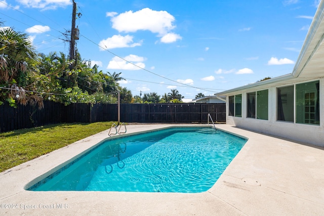 921 S Orlando Ave, Cocoa Beach, FL 32931 - view of swimming pool with a patio area