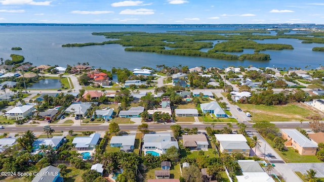 921 S Orlando Ave, Cocoa Beach, FL 32931 - aerial perspective of suburban area featuring a large body of water