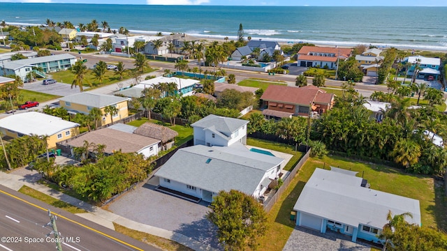 921 S Orlando Ave, Cocoa Beach, FL 32931 - aerial perspective of suburban area featuring unending shoreline