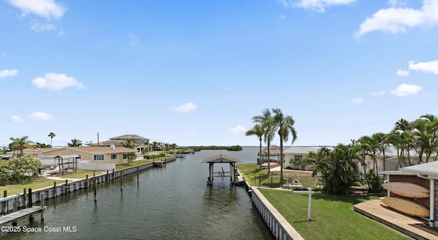 1700 Neptune Dr, Merritt Island, FL 32952 - water view with nearby suburban area