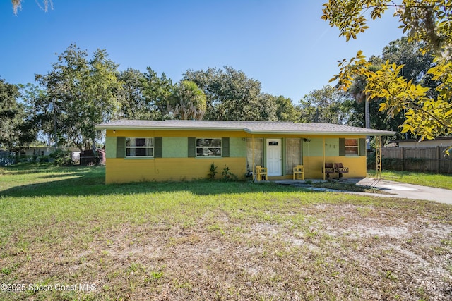 721 Rockpit Rd, Titusville, FL 32780 - view of front of home featuring concrete block siding