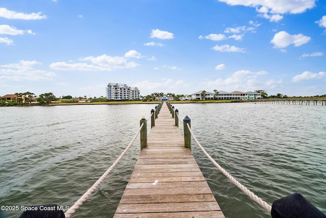 dock with a water view