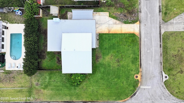 2341 Pawnee Dr, Melbourne, FL 32935 - aerial view of a pool