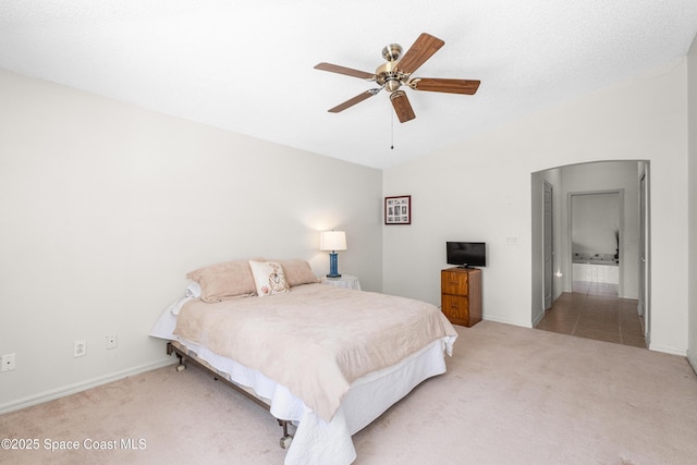 2127 Deercroft Dr, Melbourne, FL 32940 - carpeted bedroom featuring baseboards and ceiling fan