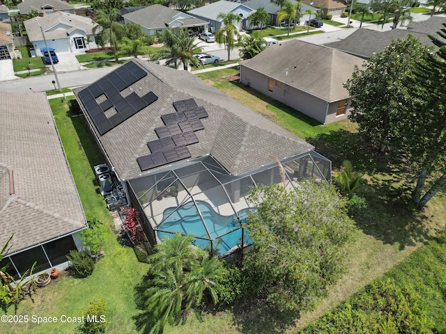 2127 Deercroft Dr, Melbourne, FL 32940 - aerial view of residential area with a pool area
