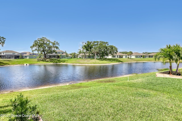 water view with nearby suburban area