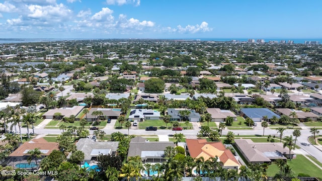 aerial perspective of suburban area