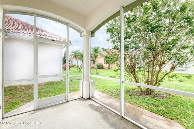 7433 Monterey Ct, Melbourne, FL 32940 - view of unfurnished sunroom