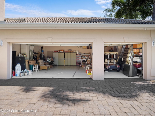 1013 Balmoral Way, Melbourne, FL 32940 - garage with decorative driveway
