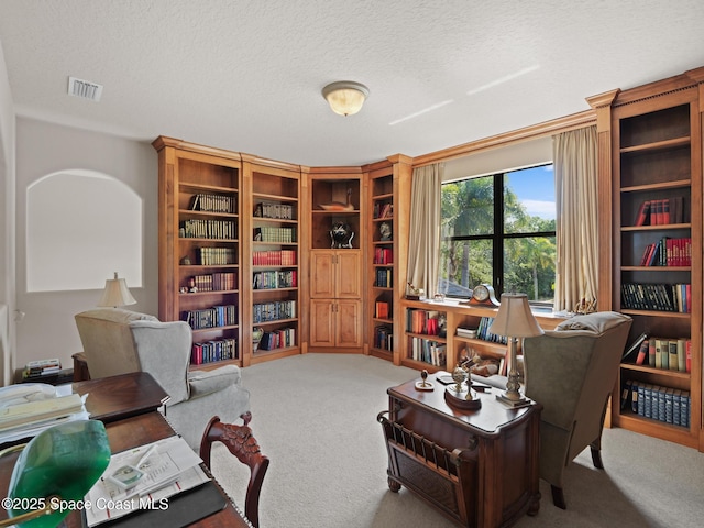 1013 Balmoral Way, Melbourne, FL 32940 - carpeted office with a textured ceiling