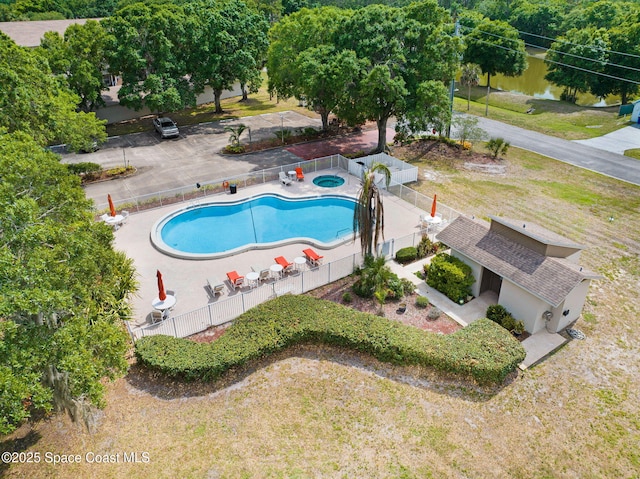 1600 Woodland Dr Unit 4206, Rockledge, FL 32955 - aerial view of a pool area