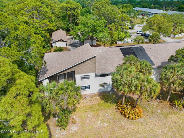 1600 Woodland Dr Unit 4206, Rockledge, FL 32955 - aerial view of property and surrounding area with a forest