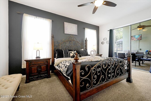 2648 Daulby St, Kissimmee, FL 34747 - bedroom with carpet and ceiling fan