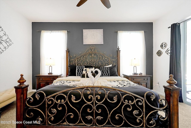 2648 Daulby St, Kissimmee, FL 34747 - carpeted bedroom featuring ceiling fan