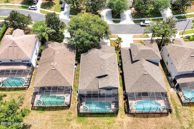 2648 Daulby St, Kissimmee, FL 34747 - aerial view of residential area with a pool