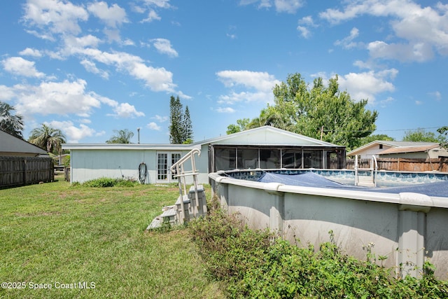 958 Beaumont Ln, Rockledge, FL 32955 - view of pool with a sunroom