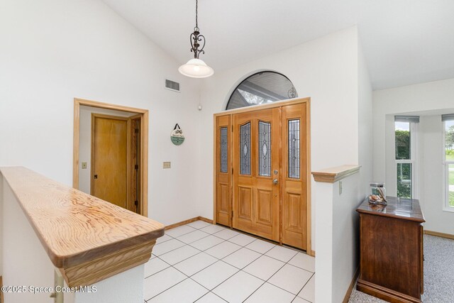 7793 Windover Way, Titusville, FL 32780 - foyer entrance with vaulted ceiling and baseboards