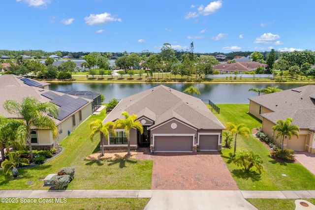 3575 Salt Marsh Cir, West Melbourne, FL 32904 - aerial view of residential area featuring a nearby body of water