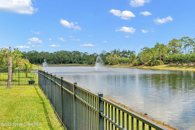 3575 Salt Marsh Cir, West Melbourne, FL 32904 - water view featuring fence
