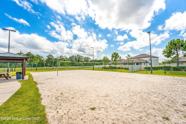 3575 Salt Marsh Cir, West Melbourne, FL 32904 - view of community with volleyball court and a gazebo