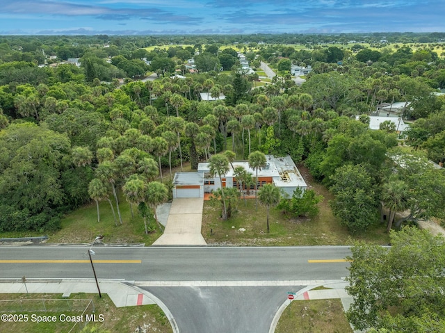 2318 Country Club Rd, Melbourne, FL 32901 - aerial view of property and surrounding area featuring a forest