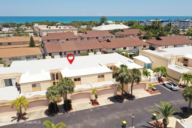 2287 Venetia Pl, Indialantic, FL 32903 - aerial perspective of suburban area featuring a large body of water