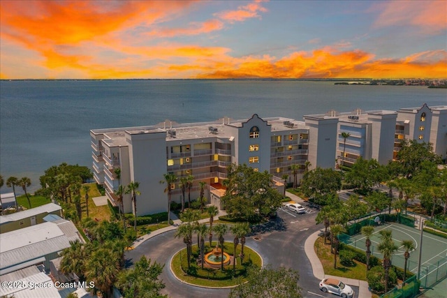 7008 Sevilla Ct Ph 505, Cape Canaveral, FL 32920 - property at dusk with a water view
